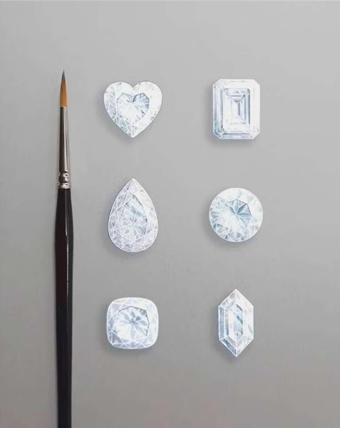 Loose Diamond Shapes